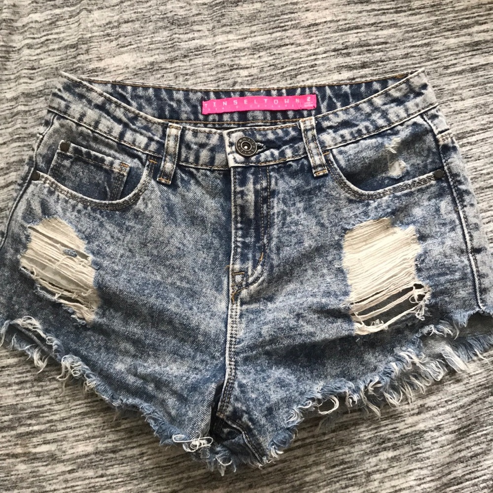 High rise shorts
